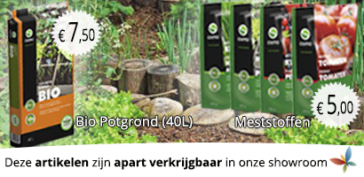 Bio potgrond en meststoffen voor je moestuinbak of moestuintafel verkrijgbaar