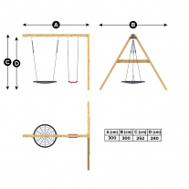 Snuggly Swing Upgrade Deluxe 300 Nest