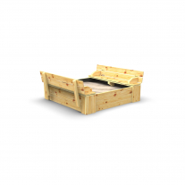 Snuggly Sandhill 120 x 120 met klap / zit deksel