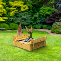 Snuggly Sandhill 120 x 140 met klap / zit deksel