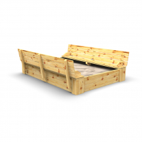 Snuggly Sandhill 140 x 200 met klap / zit deksel