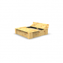 Snuggly Sandhill 120 x 120 met klap / zit deksel