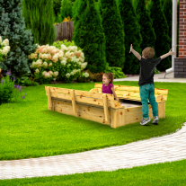 Snuggly Sandhill 120 x 200 met klap / zit deksel