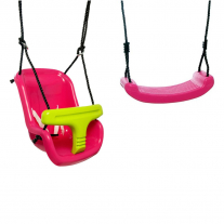 Snuggly Schommelpakket zwarte gevlochten touw 'Prixma'