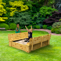 Snuggly Sandhill 140 x 180 met klap / zit deksel