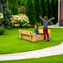 Snuggly Sandhill 120 x 140 met klap / zit deksel