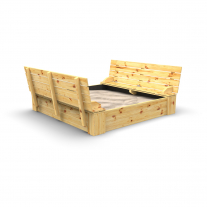 Snuggly Sandhill 160 x 160 met klap / zit deksel