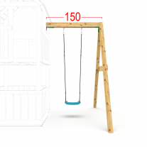 PlayVision Swing Deluxe (9x9 cm Bovenbalk / A-Frame)
