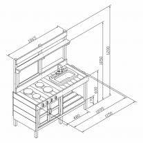 Snuggly Speelkeuken Rosaly L Outdoor
