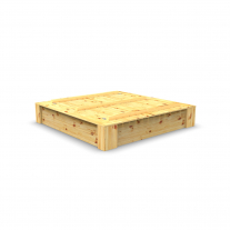 Snuggly Sandhill 160 x 180 met klap / zit deksel