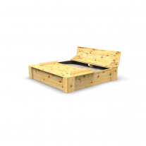 Snuggly Sandhill 140 x 140 met klap / zit deksel
