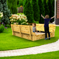 Snuggly Sandhill 160 x 200 met klap / zit deksel