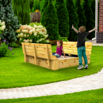 Snuggly Sandhill 160 x 180 met klap / zit deksel