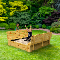 Snuggly Sandhill 160 x 160 met klap / zit deksel