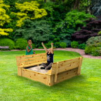 Snuggly Sandhill 140 x 140 met klap / zit deksel