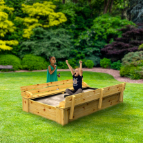 Snuggly Sandhill 120 x 200 met klap / zit deksel